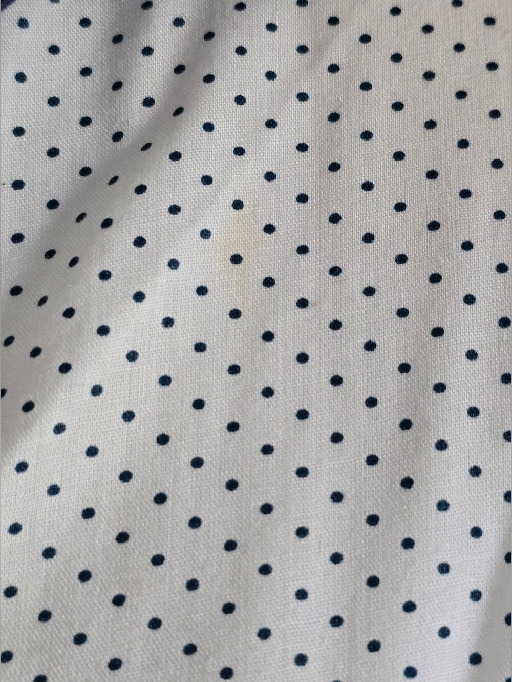 Vintage Navy Polka Dot Western Fringe Shirt - Picture 8 of 12